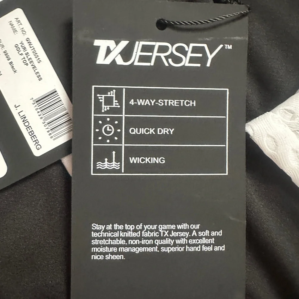 J LINDEBERG Yuri Sleeveless Polo Shirt. NWT sz Large (155) - Picture 4 of 9